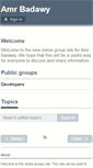 Mobile Screenshot of egyptnetwork.onlinegroups.net