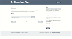 Desktop Screenshot of freelivechatwithdoctors.onlinegroups.net