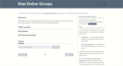 Desktop Screenshot of kiwi.onlinegroups.net