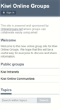 Mobile Screenshot of kiwi.onlinegroups.net