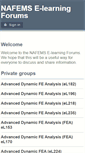 Mobile Screenshot of nafems.onlinegroups.net