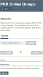 Mobile Screenshot of pkr.onlinegroups.net