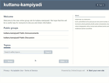 Tablet Screenshot of kuttanu-kampiyadi.onlinegroups.net