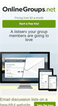 Mobile Screenshot of onlinegroups.net
