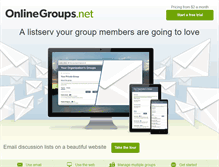 Tablet Screenshot of onlinegroups.net