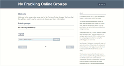 Desktop Screenshot of nofracking.onlinegroups.net