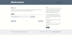 Desktop Screenshot of maelkeboetten.onlinegroups.net
