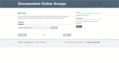 Desktop Screenshot of documentum.onlinegroups.net