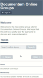Mobile Screenshot of documentum.onlinegroups.net
