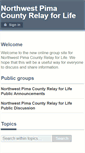 Mobile Screenshot of nwpimacountyrelay.onlinegroups.net